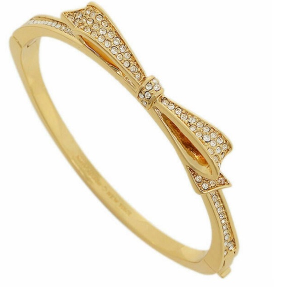 Kate Spade Gold Bangle Bow Bracelet - Picture 1 of 6